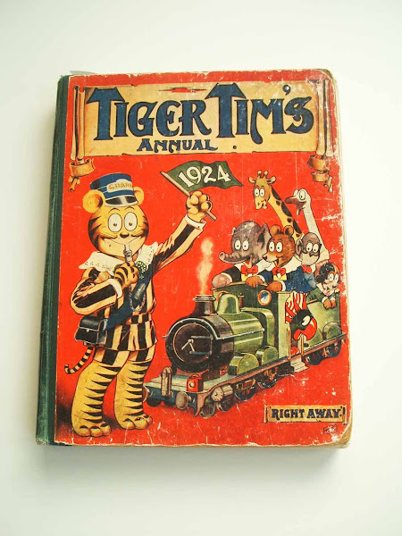 tiger tim, annual, gift, chiristmas, tradition, 1924, front cover