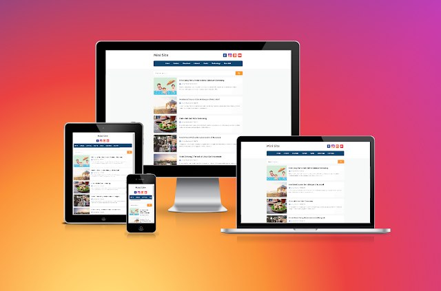 Mini Site Premium Blogger Template