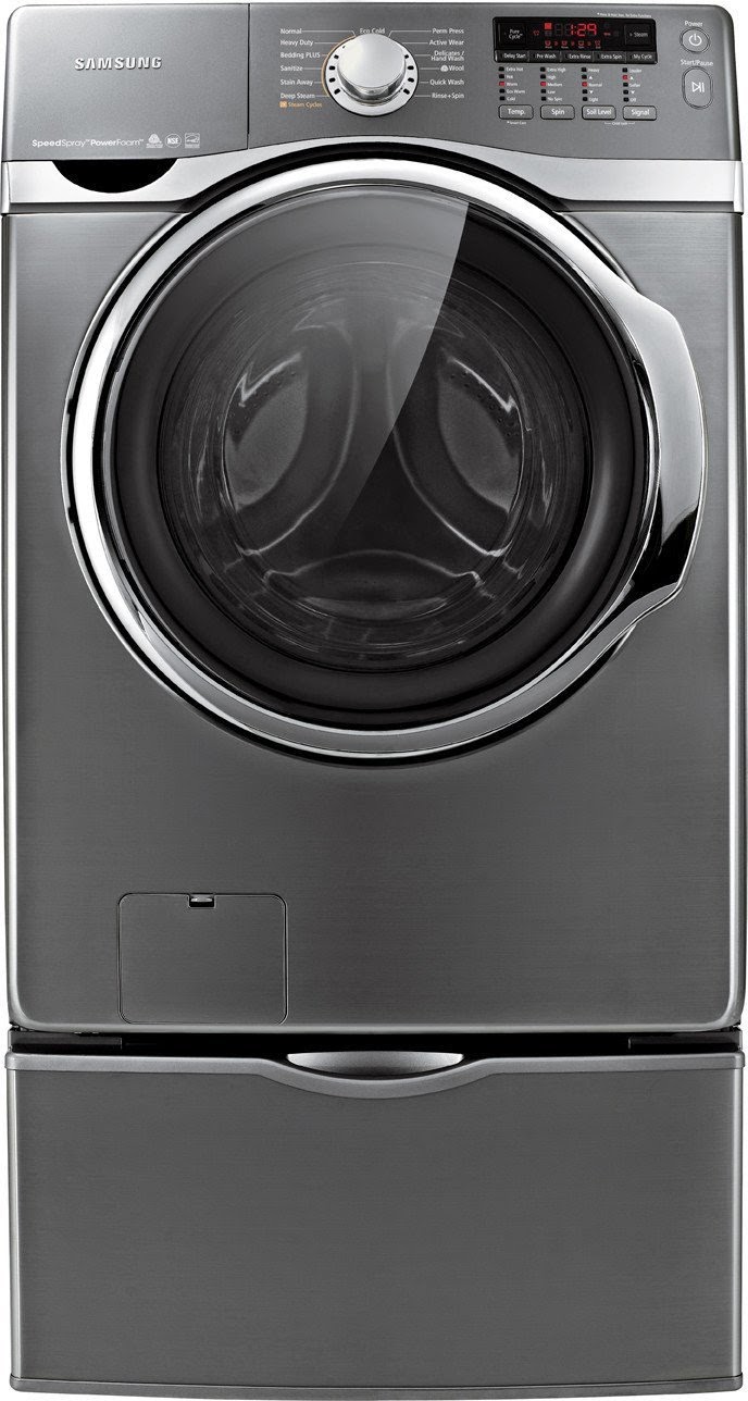 4.0 CF Platinum Steam Cycle Energy Star samsung front load washer