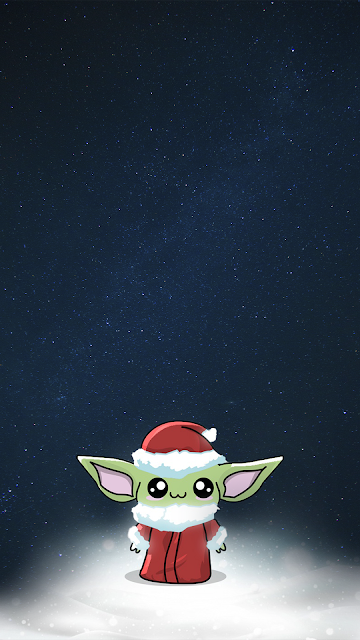 baby yoda wallpaper christmas