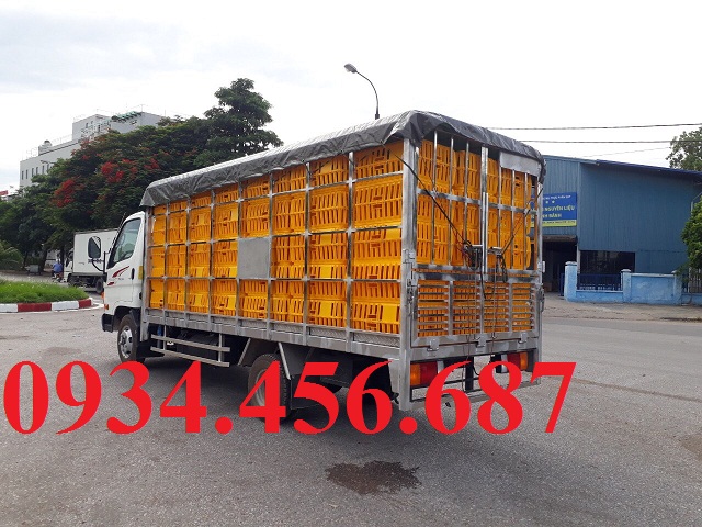 Hyundai N250SL thùng chở gà vịt Hyundai N250SL thùng chở gà vịt
