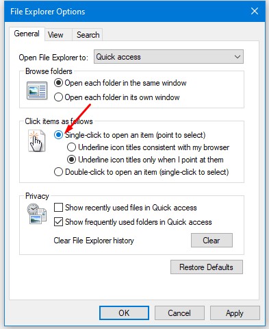 Cara Mengatur Folder atau File Dengan Satu Klik di Windows 10