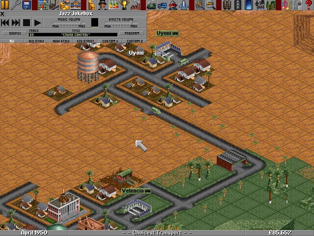 Screenshot from Transport Tycoon Deluxe