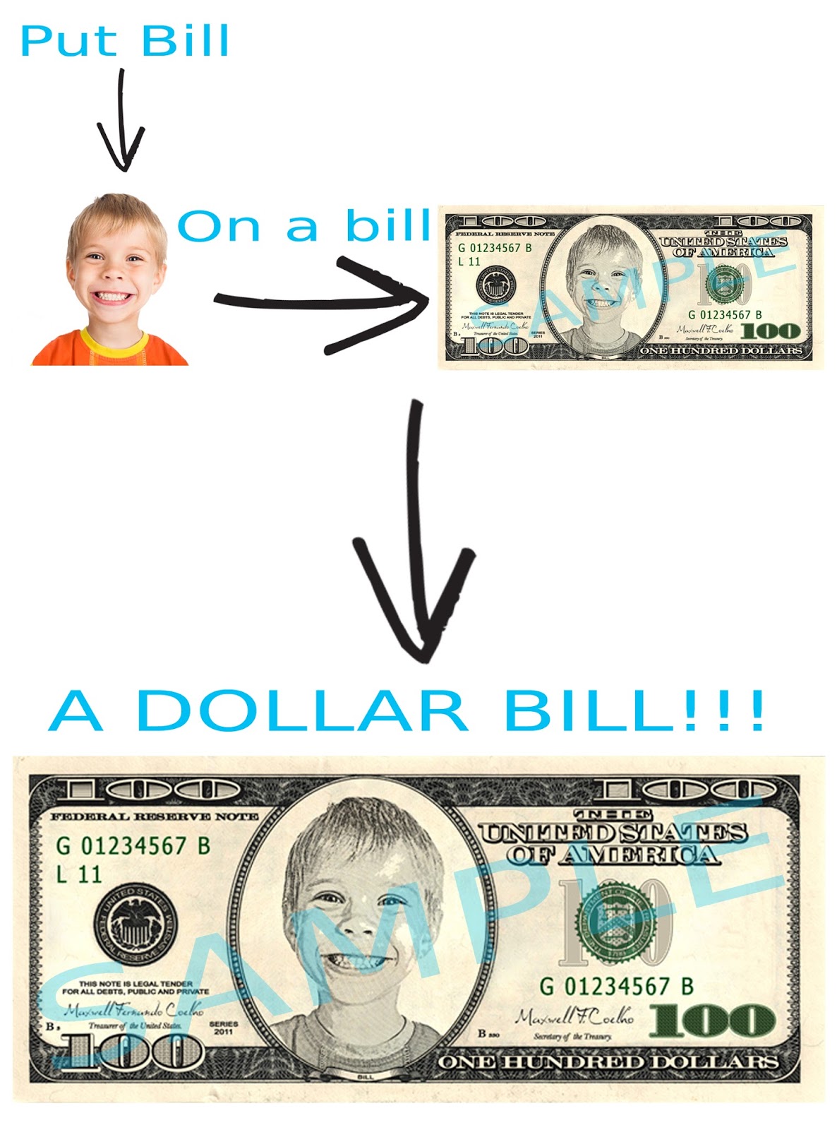 Get Your Own Dollar Bill Personalised Dollar Bill