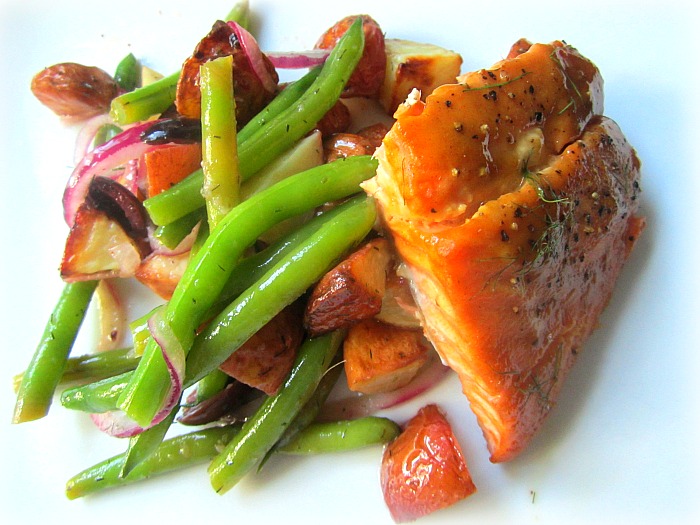 Cedar Plank Salmon w/ Brown Sugar & Mustard