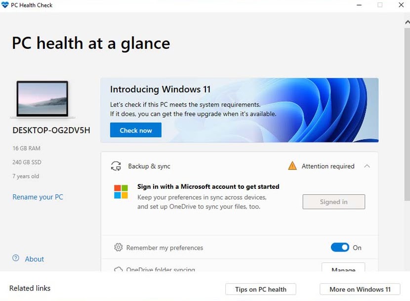 computer health check computer health check