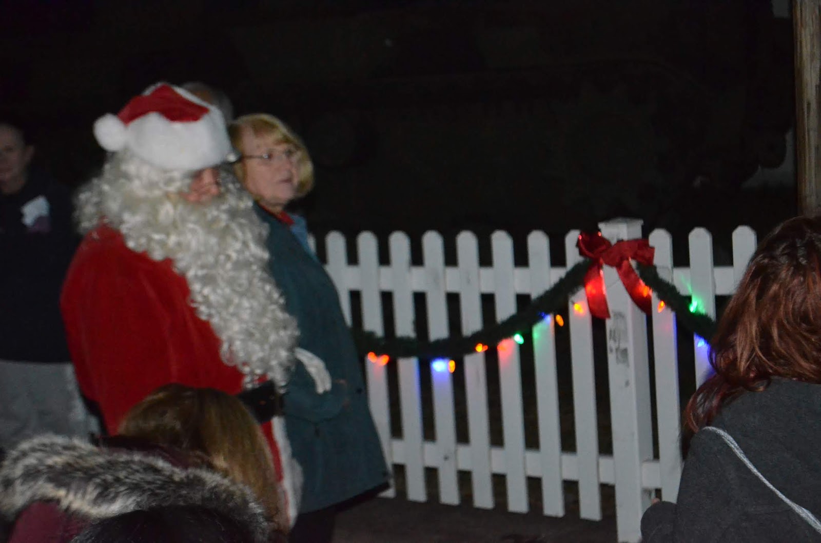 Santa Arrives to Light Mahanoy City Christmas Tree