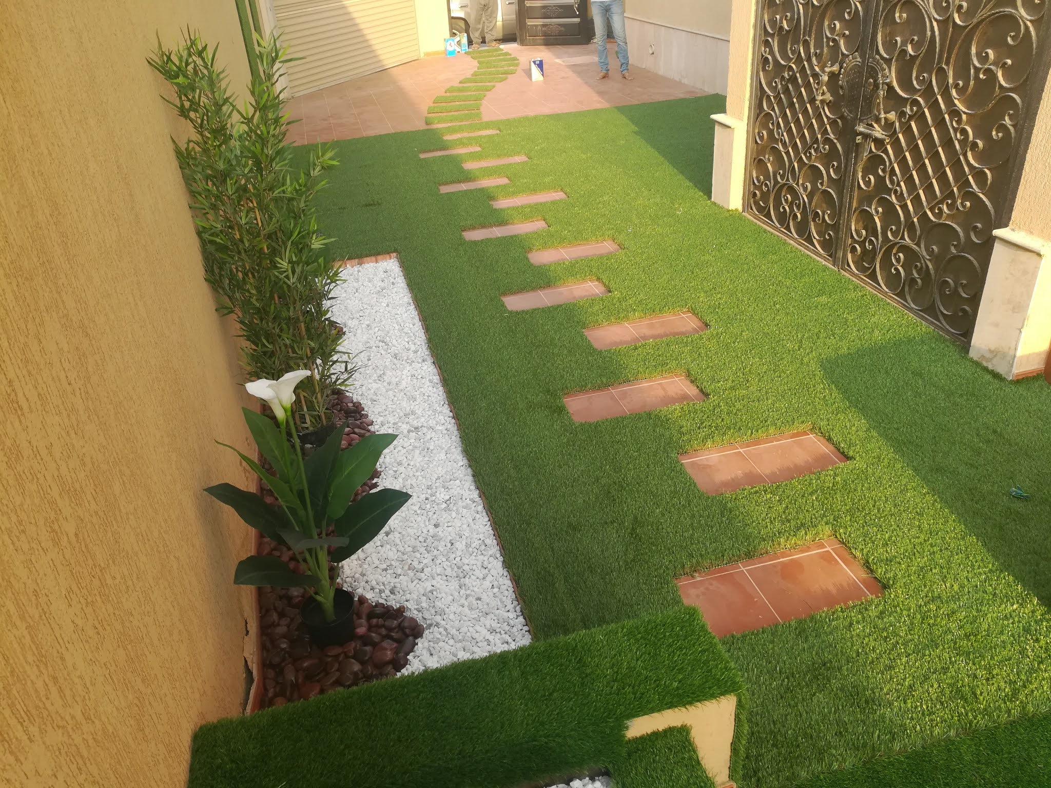 أفضل شركة تنسيق حدائق فلل ومنازل بجده تصميم حدائق 0505591044