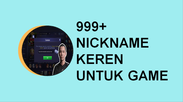 999 Nickname Keren Untuk Ff Ml Pb Pubg Dan Game Lainnya Carakute