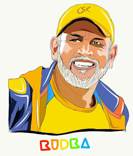 MSD, mahi, mahendra singh dhoni, Digital Art