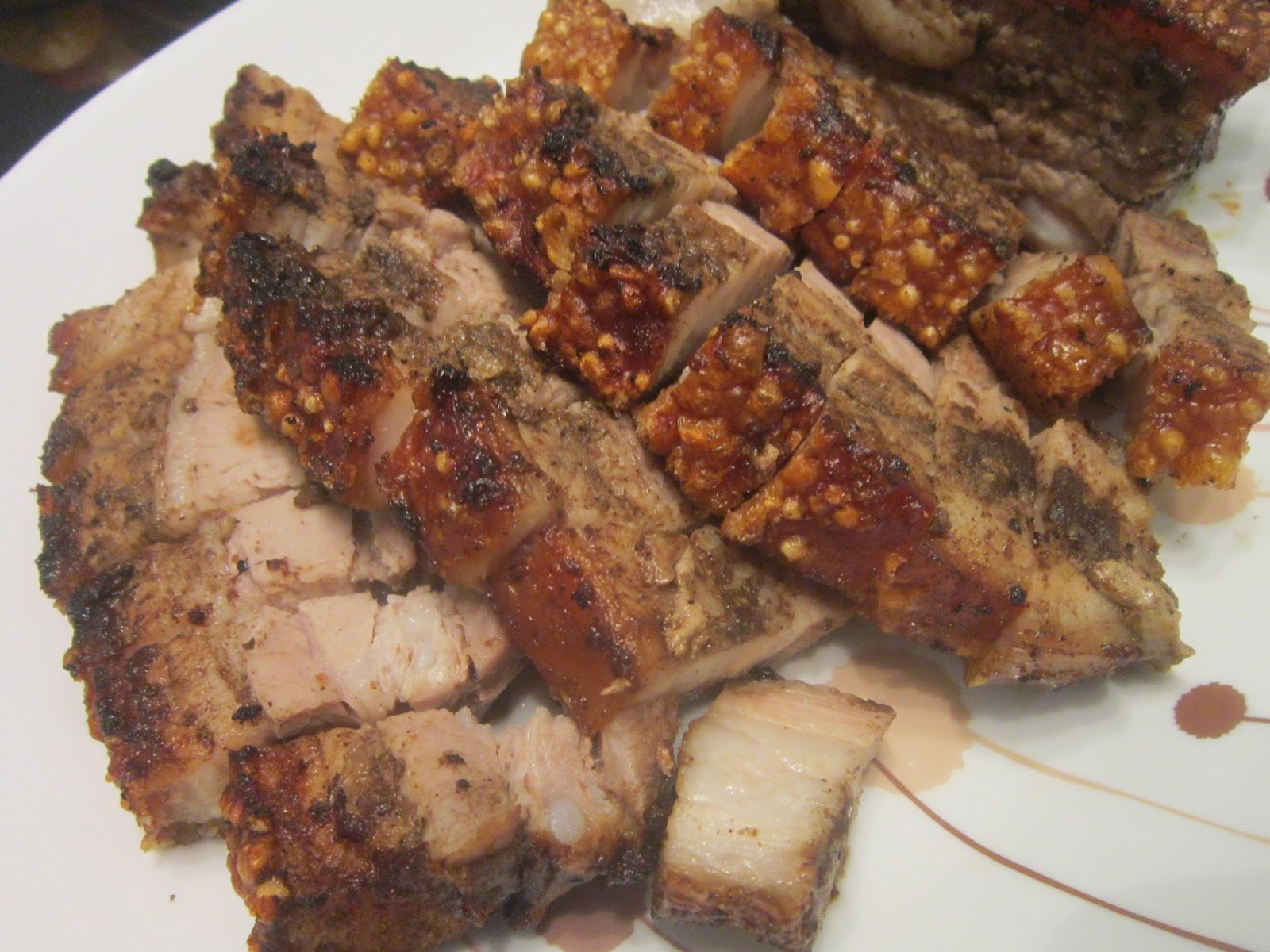 ROASTED PORK BELLY in 5 SPICE POWDER