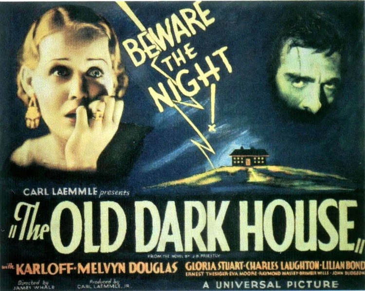 A Vintage Nerd, Classic Film Blog, Classic Haunted House Movies, Vintage Blog, The Old Dark House
