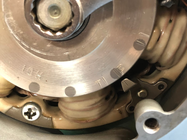 Ct90 timing mark on generator rotor