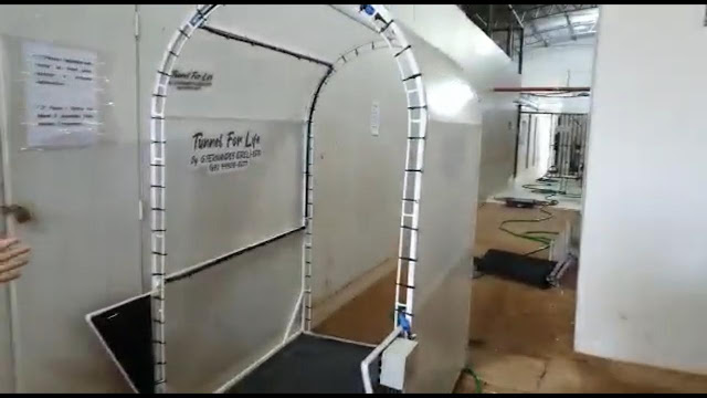 Secretário desautoriza túnel de desinfecção na Central de Polícia e diz que autor pode sofrer sanções penais