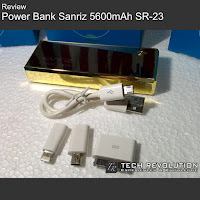 Paket Penjualan Power Bank Sanriz 5600mAh SR-23