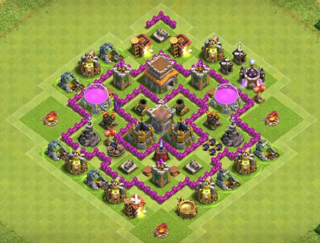 Base Town Hall 6 Clash of Clans Farming