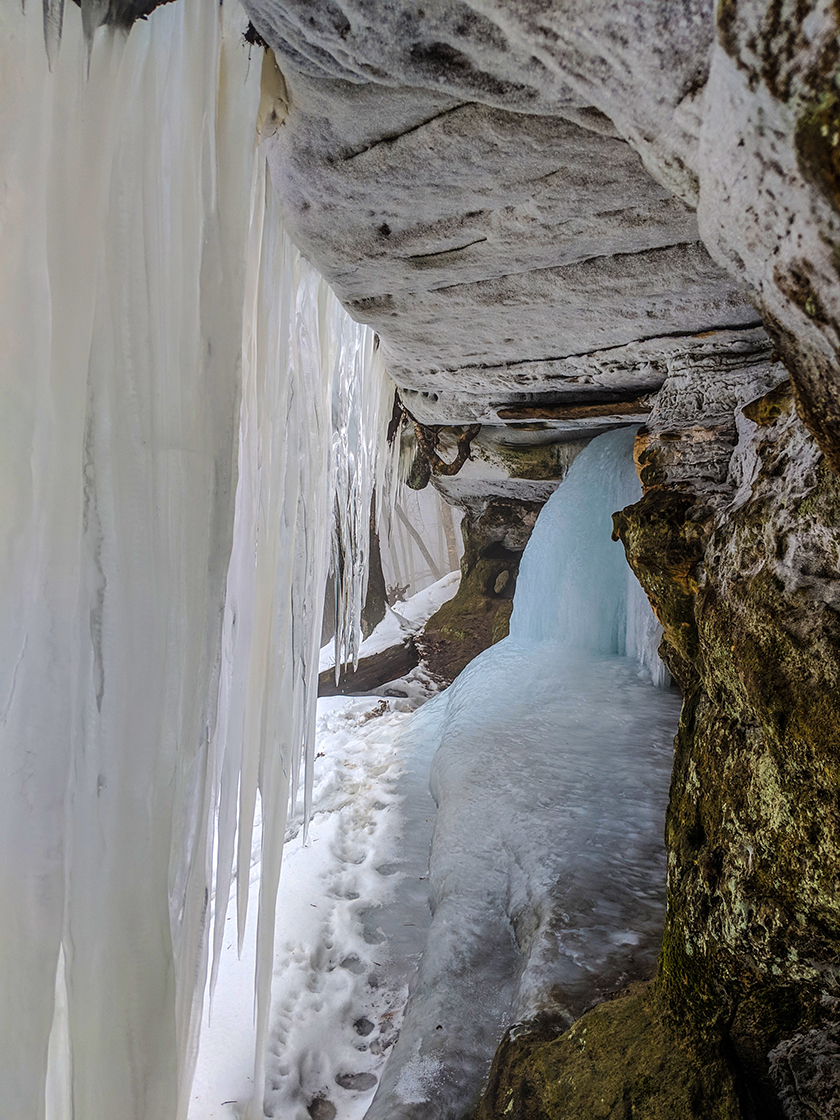 Ice Cave at Hemlock Draw State Natural Area