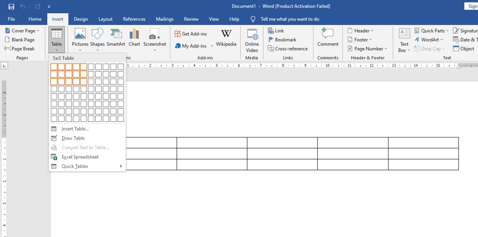 3 Cara Membuat Tabel Di Ms. Word 2010