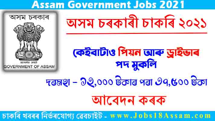 Charaideo Judiciary Recruitment 2021 : Latest Assam Govt Grade IV Jobs