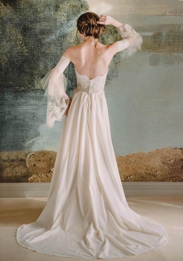 Romantic Wedding Gown A Beautiful VintageInspired Strapless Dress