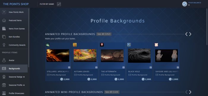 Как изменить фон профиля в Steam