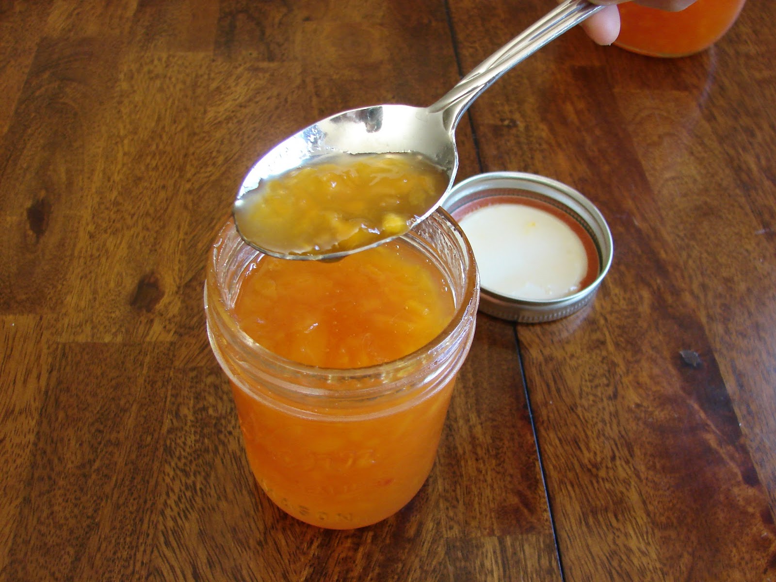 A Bear in the Kitchen Canned Peach Jam Two Ways