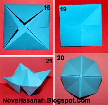 tutorial origami kotak
