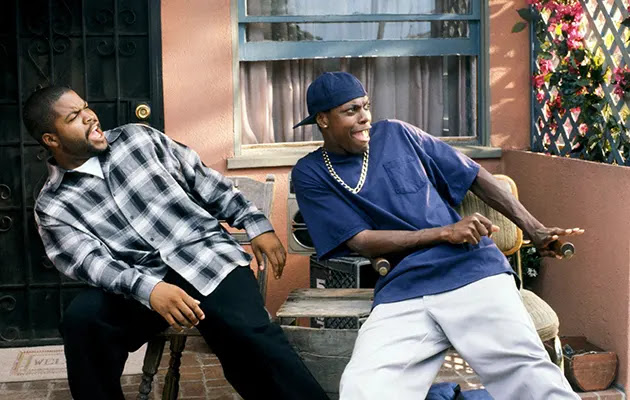 Ice Cube and Chris Tucker in Friday