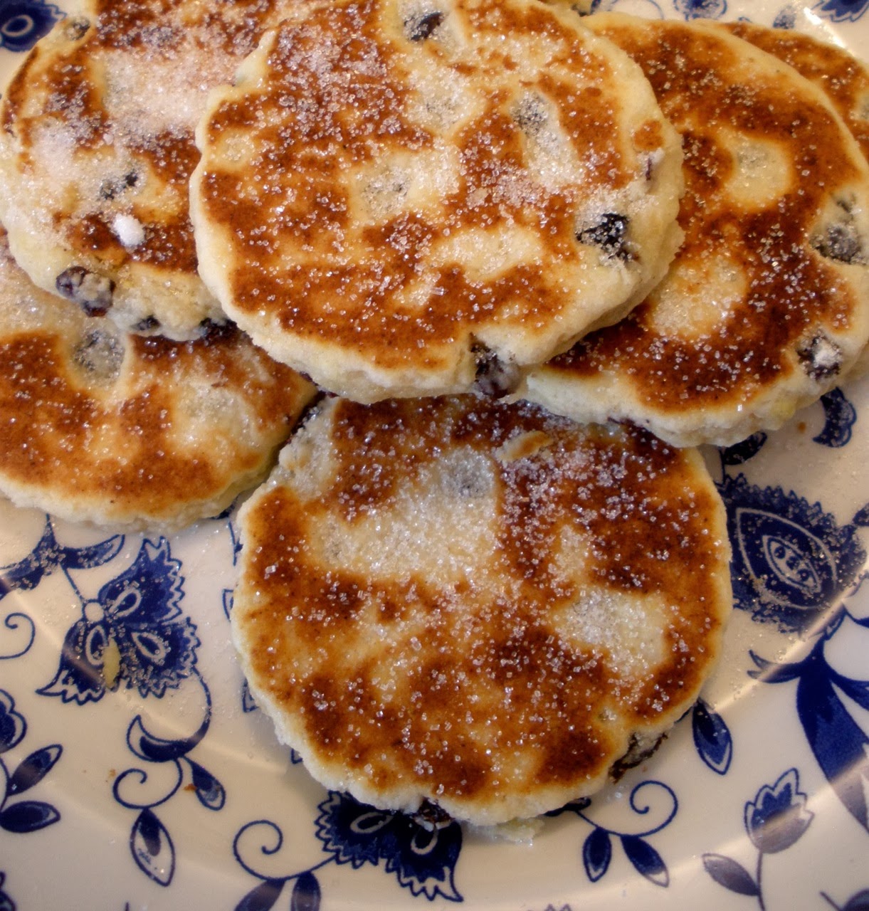 the half cut cook Welsh Cakes in the Afternoon