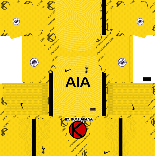 Tottenham Hotspur 2018/19 Kit - Dream League Soccer Kits - Kuchalana