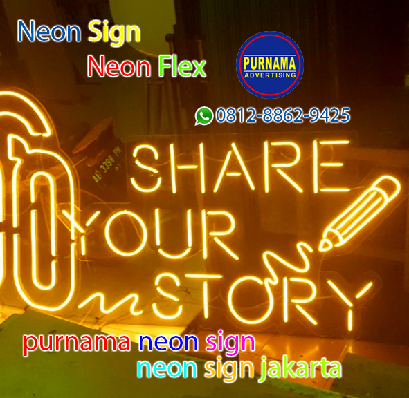 Neon Box Murah Berkualitas Neon Sign Neon Flexible neon sign sangat