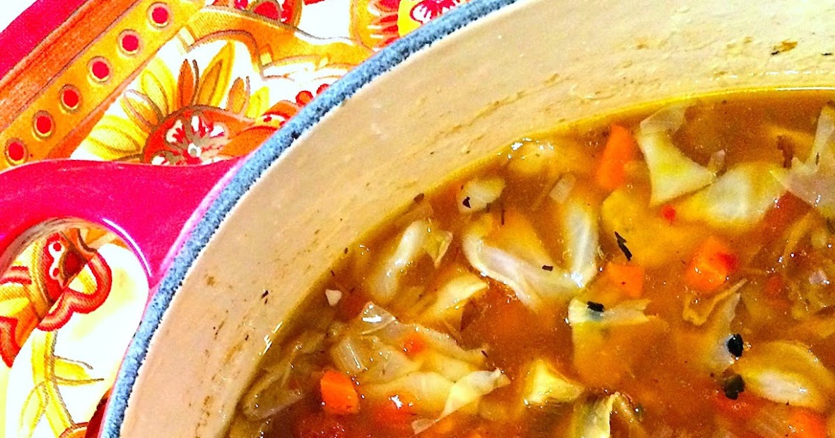 A Southern Soul Amazing Roasted Cabbage Soup
