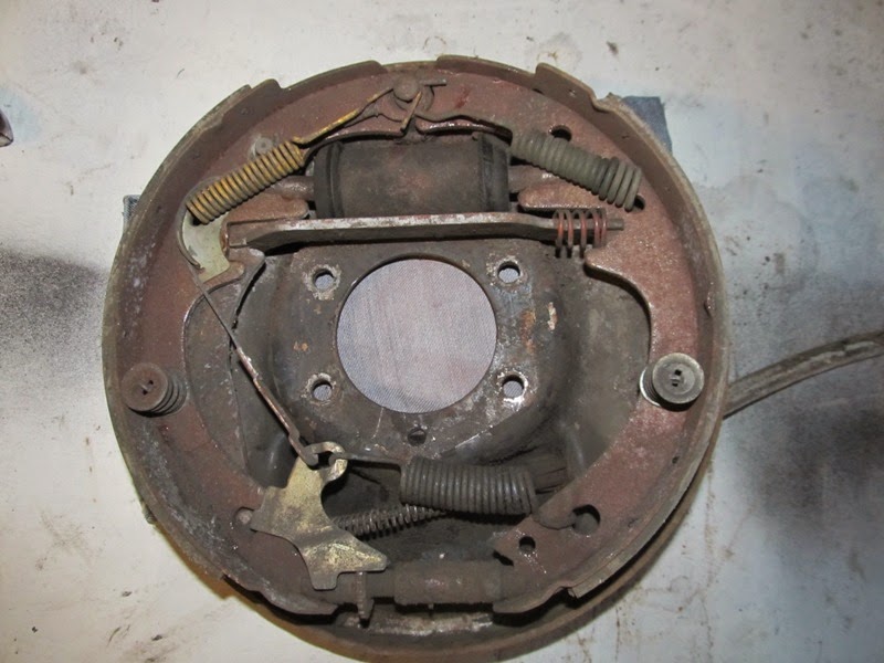 Rear drum brake rebuild