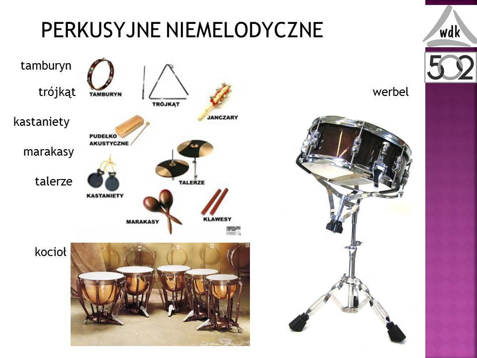 Instrumenty Perkusyjne Melodyczne I Niemelodyczne