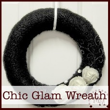 chic glam wreath