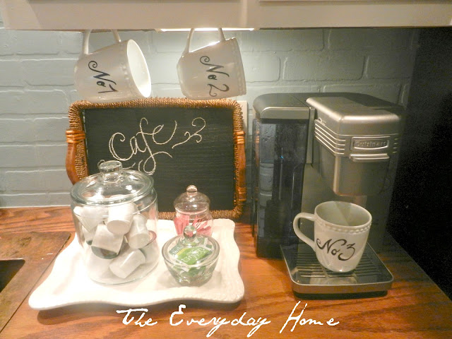 How to Create a Coffee Station at The Everyday Home / www.everydayhomeblog.com