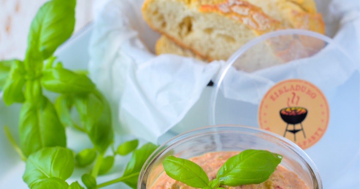 Mediterraner Feta Dip mit getrockneten Tomaten &amp; Pinienkernen | Kessy Bona