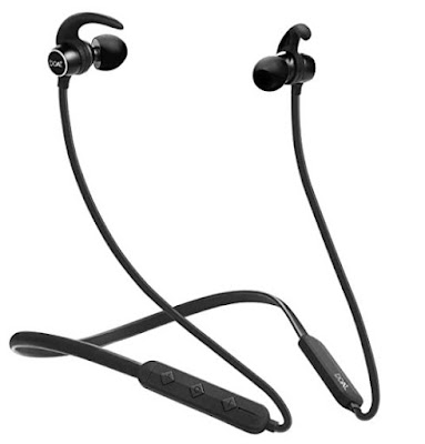 Neckband Bluetooth earphones with mic