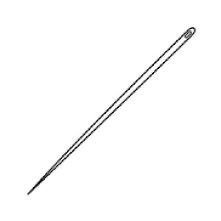 Straight needle
