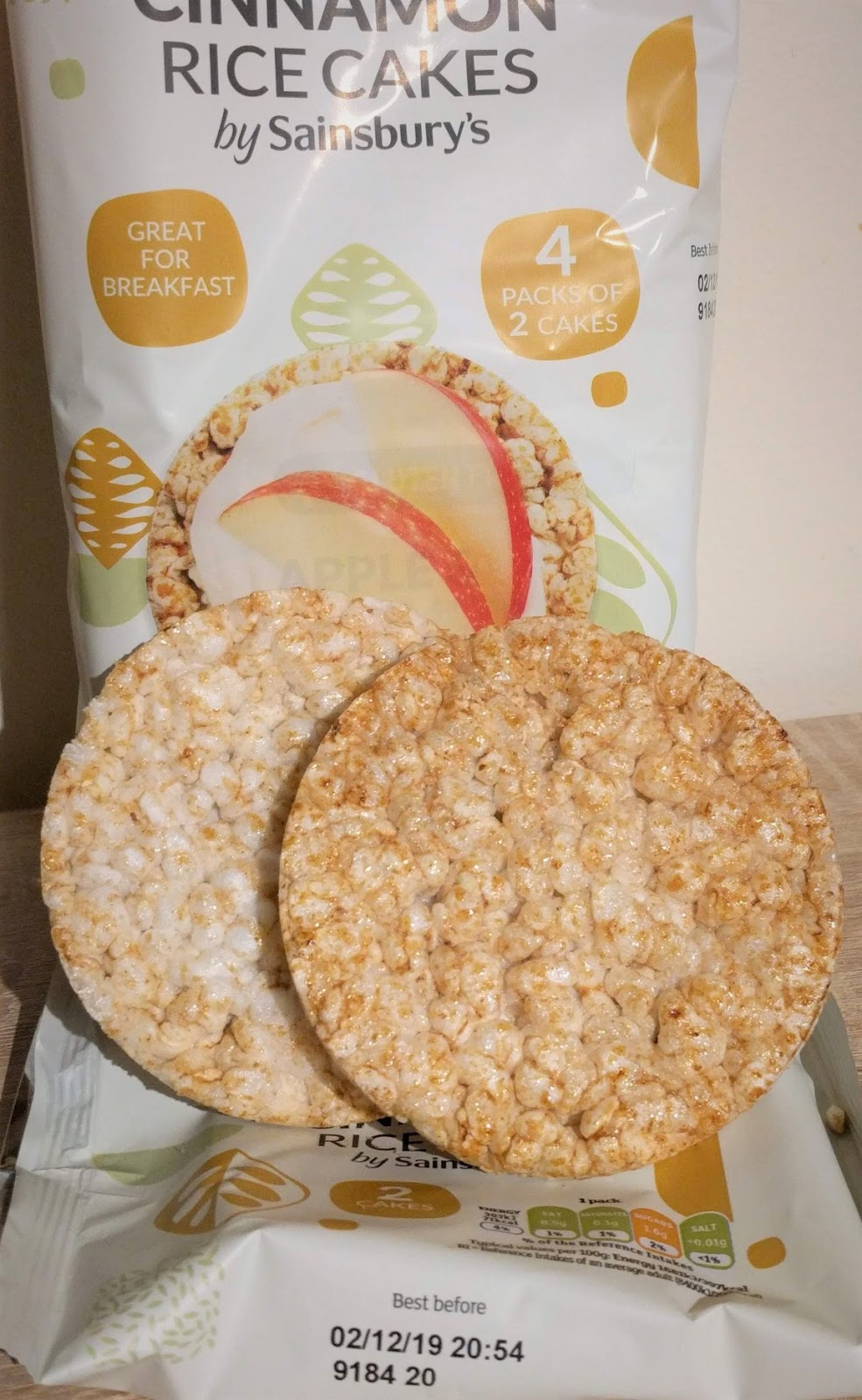 Sainsbury Apple & Cinnamon Rice Cakes