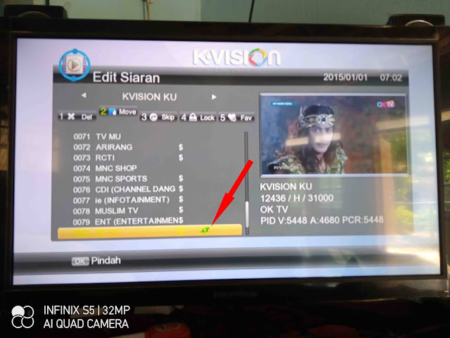 Cara Menyusun Siaran TV K-Vision G-88HD Ottimo 01