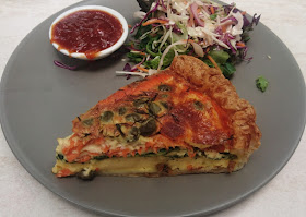 Warran Glen Garden Centre & Cafe, Warrandyte, vegetarian quiche