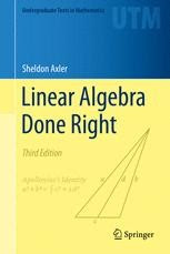 Linear Algebra Done Right ,2nd Edition