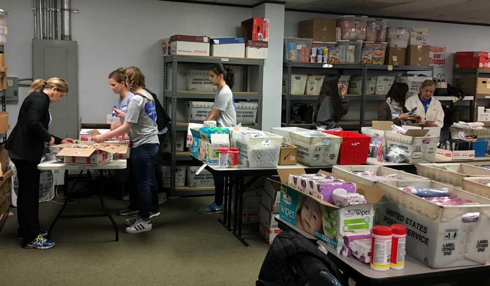 Care Packages for Soldiers Care Package Packing Party For the US