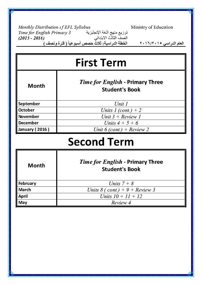 توزيع مناهج اللغة الانجليزية "المرحلة الابتدائية" الترم الثاني 2016 11953444_925077547563577_1205416455192409944_o