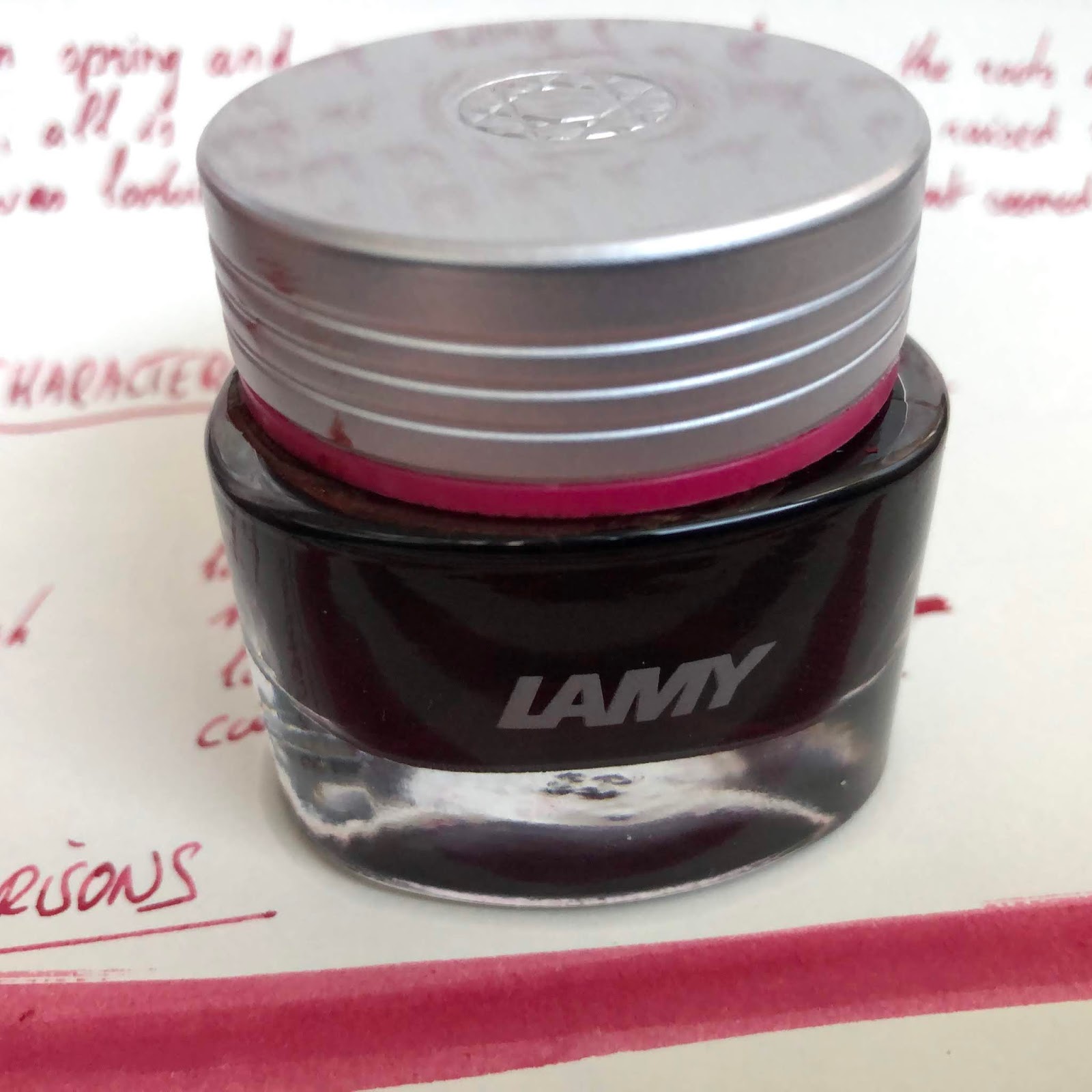 Ruby, Lamy Crystal Ink