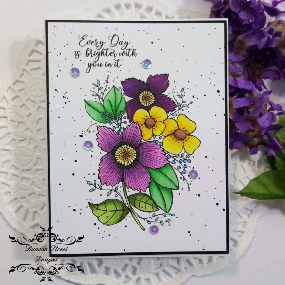 Duncan Street Designs Miss You Flowers Angie Blom