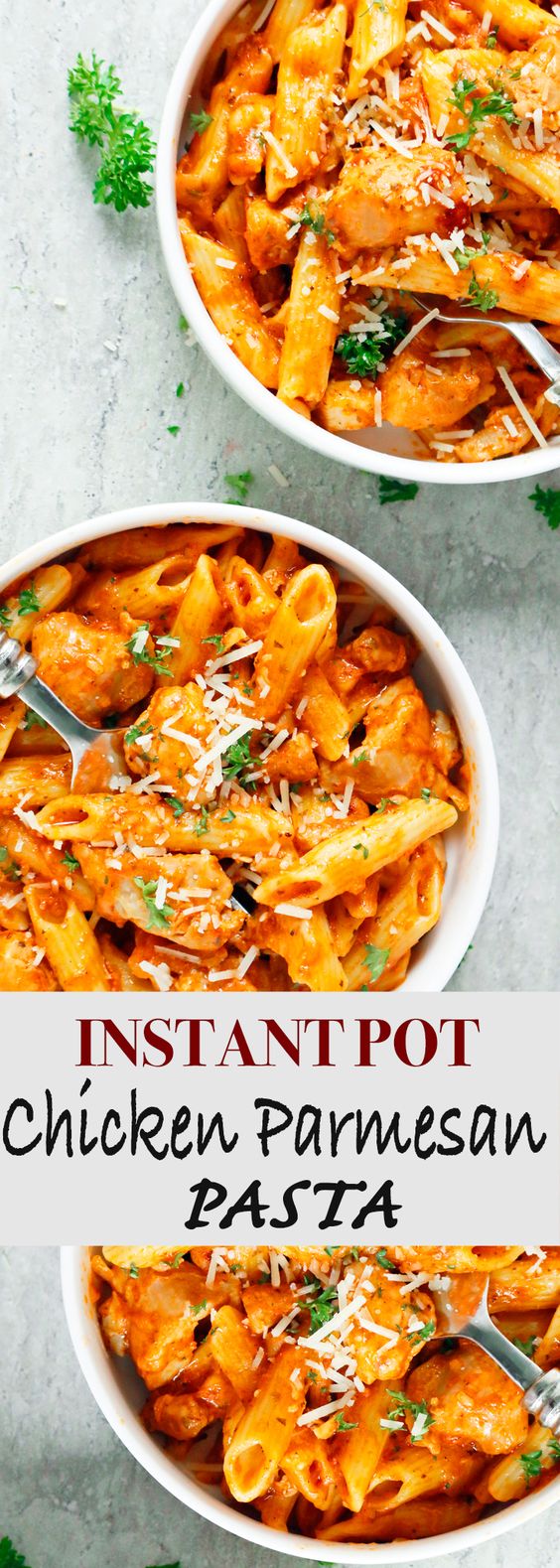 Instant Pot Chicken Parmesan Pasta CookPed