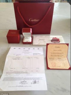 1 Former fiance of model Megan Irwin takes to Facebook to sell Cartier engagement ring he gave her