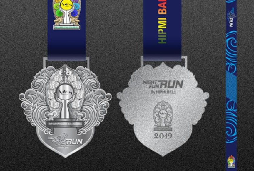 Night Fun Run - Hipmi Bali โข 2019 Medal Night Fun Run - Hipmi Bali โข 2019
